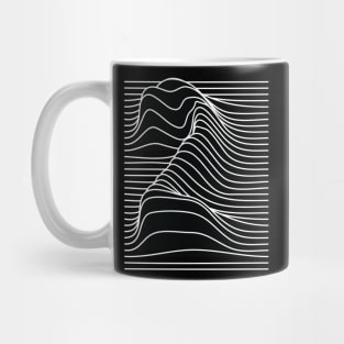 number 2 wavy lines Mug